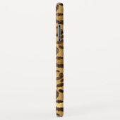 Modern Black Gold Foil Cheetah Animal Pattern Case-Mate iPhone Case (Achterkant/rechts)