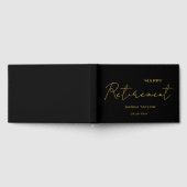 Modern Black & Gold Happy Retirement Personalized (Complet)