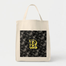 Modern-BLACK-GRAY-YELLOW-Zeer mooi Tote Bag
