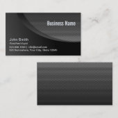 Modern Black Industrial Anesthesioloog Visitekaartje (Voorkant / Achterkant)