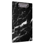 Modern Black Marble Designer Persoonlijk Klembord (Rechts)
