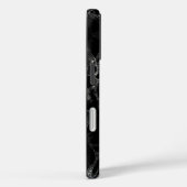 Modern Black Marble Stone Case-Mate iPhone Case (Achterkant / Rechts)