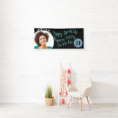 Modern Black Photo Happy Birthday Spandoek (Insitu)