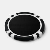 Modern Black Poker Chips (Enkel)