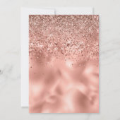 Modern Black Roos Gold ballonfeest Kaart (Achterkant)