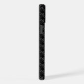 Modern Black Rubber Lattice with Name (Côté droit)