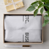 Modern Black Tissuepapier (Geschenk)