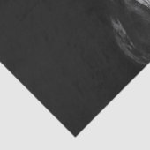 Modern Black White Horse Tissuepapier (Detail)