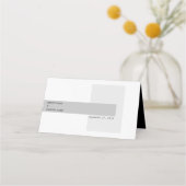 Modern Black & White Wedding (Achterkant)