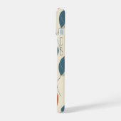 Modern bladmotief iPhone 15 hoesje (Linkerkant)