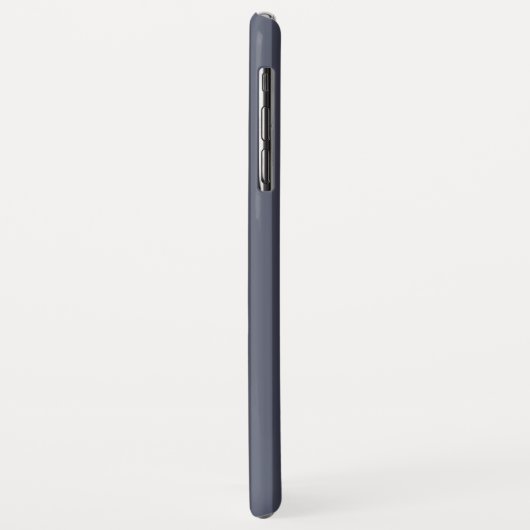 Modern blauw grijs gestreept Case-Mate iPhone case (Achterkant/links)