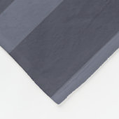 Modern blauw grijs gestreept fleece deken (Hoek)