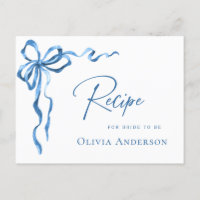 Modern blauw handgetekend boog Vrijgezellenfeest r