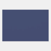 Modern blauw kerstinpakpapier inpakpapier vel (Voorkant)