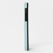 Modern Blauwgroen Chevron Case-Mate iPhone Case (Achterkant/links)
