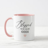 Modern Blessed heet Gigi Moederdag Mok (Links)