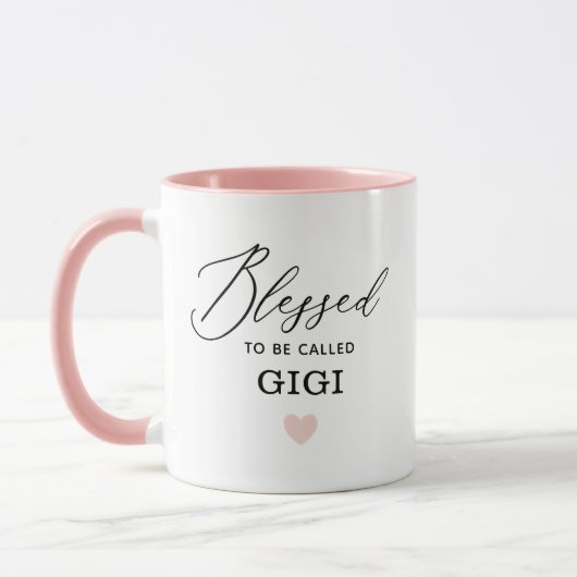Modern Blessed heet Gigi Moederdag Mok (Links)
