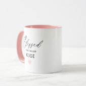 Modern Blessed heet Gigi Moederdag Mok (Voorkant links)