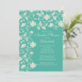  modern bloei Vrijgezellenfeest Kaart (Staand voorkant)