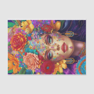 Modern Bloemen Decoupage Tissue Papier