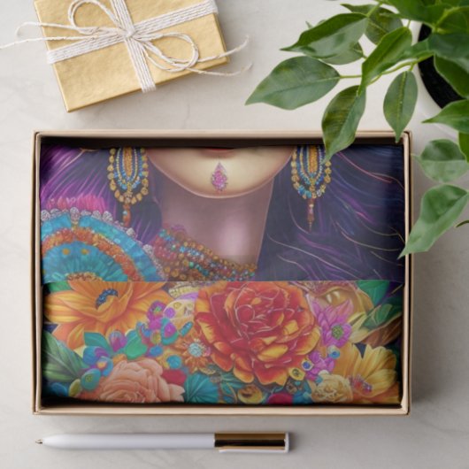 Modern Bloemen Decoupage Tissue Papier (Geschenk)