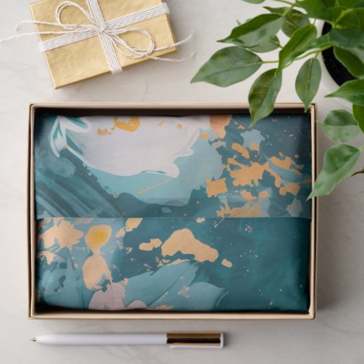 Modern Bloemendecoupe Papier Tissue Paper (Geschenk)