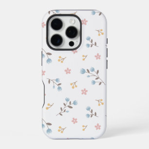 Modern Bloemmotief Naadloos Patroon iPhone 16 Pro Hoesje