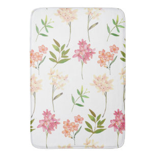 Modern Bloemmotief Trendy Botanisch Badmat