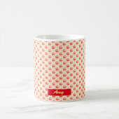 Modern bloemontwerp koffiemok (Center)