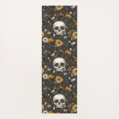Modern Blossom Skull – Yogamatte mit Stil Yogamat (Achterkant)