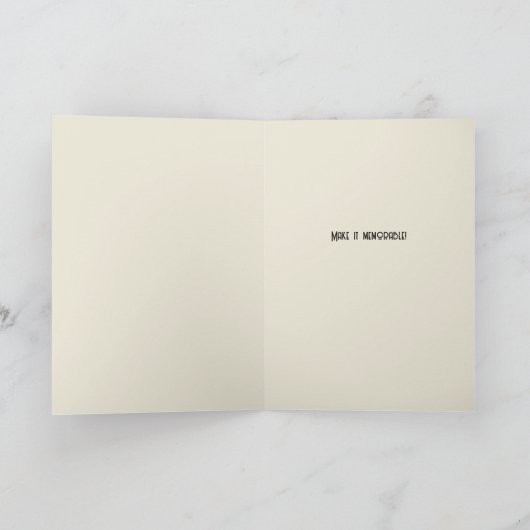 Modern Blue Circles Custom Age Verjaardag Kaart (Binnen)