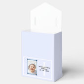 Modern Blue DANK JE VOOR Baptisme Bedankdoosjes (Geopend)