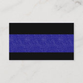 Modern - Blue Denim Texture Visitekaartje (Achterkant)