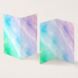 Modern Blue Purple Glitter Ombre Glam Design Visitekaartjes