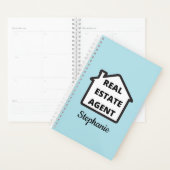 Modern Blue Real Estate Agent Planner (Display)