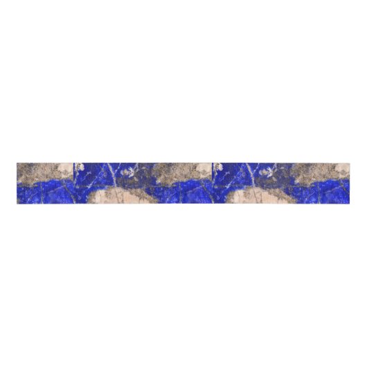 Modern Blue Stone Grosgrain Lint (Voorkant)
