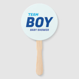 Modern Blue Team Boy Baby shower Handwaaier