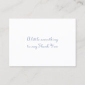 Modern Blue Thank You Cards Pack van 100 Visitekaartje (Achterkant)