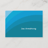 Modern Blue Visitekaartje (Achterkant)