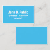 Modern Blue Visitekaartje (Voorkant / Achterkant)
