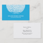 Modern Blue Water Coach Visitekaartje (Voorkant / Achterkant)