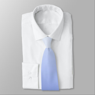 Modern Blue White Ombre Groom's Wedding Attire Stropdas