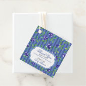 Modern Blueberries Berry Sweet Baby shower Bedankjes Labels (In situ)