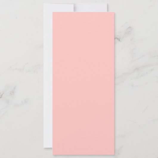 Modern Blush | Gouden pinda's Weddenschap Kaart (Achterkant)