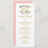 Modern Blush | Gouden pinda's Weddenschap Kaart (Voorkant / Achterkant)