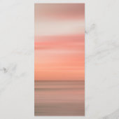 Modern Blush Personalized Weddenmenu Menu (Achterkant)