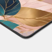 Modern Blush Pink Gold Boho laat Collectie achter Bureaumat (Hoek)