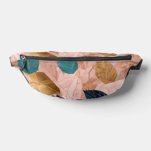 Modern Blush Pink Gold Boho laat Collectie achter Heuptasje (Liggend)