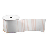 Modern Blush Pink Lines Abstracte kunst Lint (Spoel)
