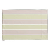 Modern Blush roze groene strepen patroon Kussensloop (Voorkant-Rechts)